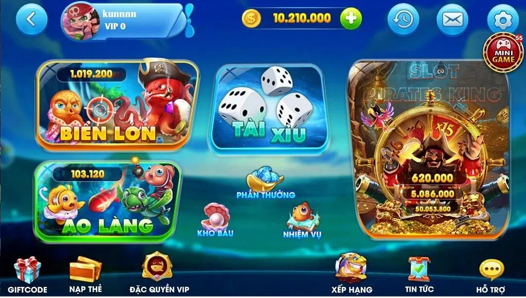 Hướng Dẫn Chơi Game Tại Vua Cướp Biển Tại Sunwin